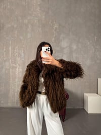 Noah Kahve Püsküllü Astarlı KürkGausKABANGU00904356