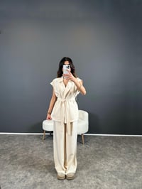 Liu Taş Zr Model Yelekli İkili Takım GausTAKIMGU004434