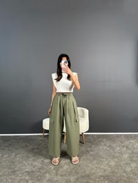 Haki Balon Paraşüt PantolonGausPANTOLONGU004754