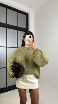 Yeşil Örgü Kazak GAUS-00129GAUSKAZAKGAUS-00129