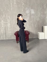 Lara Siyah Simli PantolonGausPANTOLONGU00904118