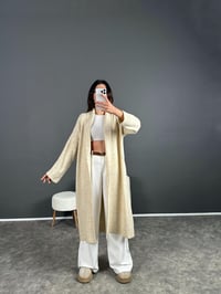 Roshe Premium Taş Uzun Triko Hırka GausHIRKAGU004175
