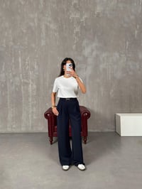 Lones Lacivert Kemer Detaylı PantolonGausPANTOLONGU100222