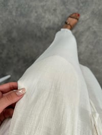 Lonsa Ekru Müslin Kumaş Pantolon GausPANTOLONGU008341