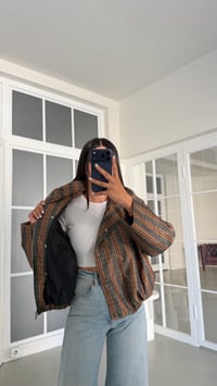 Haki Şeritli Dik Yaka Astarlı Premium Bomber Ceket GAUS-02029GAUSJacketsGAUS-02029