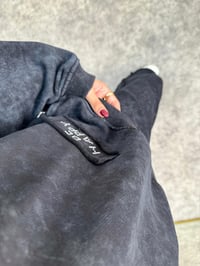 Berry Siyah Eskitme Bisiklet Yaka Taşlı TakımGausTAKIMGU00903576