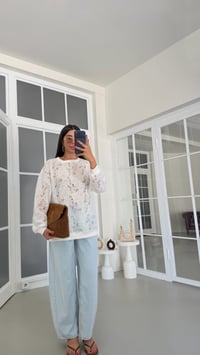 Ekru Fisto Detaylı Premium Sweatshirt GAUS-01834GAUSSweatshirtGAUS-01834