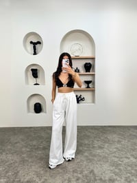 ZR Beyaz Beli Lastikli Eşofman AltıGausEŞOFMANGU008947