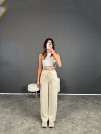 Oys Krem Modal Palazzo PantolonGausPANTOLONGU004043