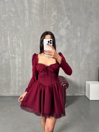 Norbe Bordo Tasarım Prenses ElbiseGausELBİSEGU00903899
