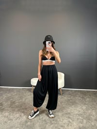 Leny Antrasit Modal Şalvar Pantolon GausPANTOLONGU004370