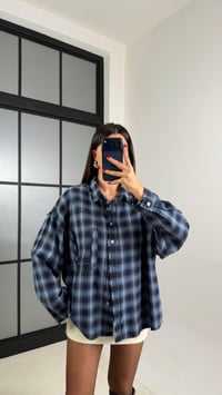 Lacivert Ekoseli Oduncu Gömlek GAUS-00617GAUSGÖMLEKGAUS-00617