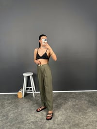 Fortuo Haki Gold Düğmeli Premium PantolonGausPANTOLONGU008271