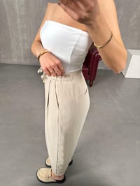 Vetra Taş Önden Bağlama Detaylı Havuç Model Şalvar PantolonGausPANTOLONGU100937