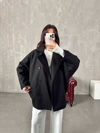 Cowe Siyah Yarasa Model Astarlı Kaşe KabanGausKABANGU00903814