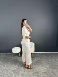 Krem Müslin Kemerli Tulum GausTULUMGU007272