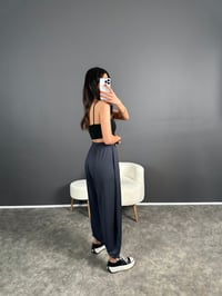 Antrasit Pike Modal Kumaş Şalvar PantolonGausPANTOLONGU004764