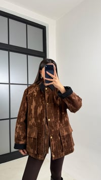 Kahve Kadife Yakalı Efektli Premium Mont GAUS-00791GAUSMONTGAUS-00791