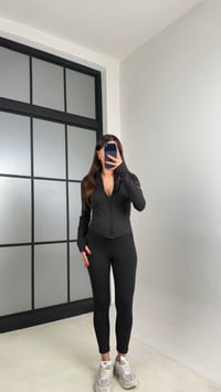 Siyah OYS Model Ceket Tayt Takım GAUS-00941GAUSTAKIMGAUS-00941