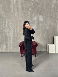 Gusta Siyah Taşlı Parlak TakımGausTAKIMGU00903905