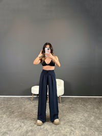 Liu Lacivert Zr Model Yelekli İkili TakımGausTAKIMGU004438