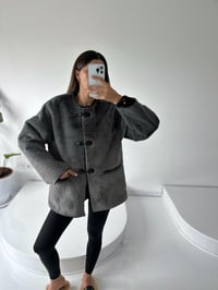 Benito Gri Kürklü PaltoGausKABANGU002267