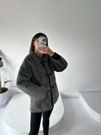 Benito Gri Kürklü PaltoGausKABANGU002267