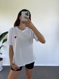 Beyaz Kalpli TshirtGausTSHIRTGU001123