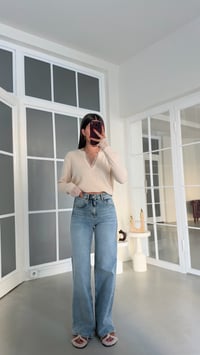 Buz Mavi MD Muadil Geniş Paçalı Jean GAUS-02081GAUSDENİM PANTOLONGAUS-02081