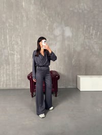 Galew Antrasit Oys Modal Kumaş TakımGausTAKIMGU00904004