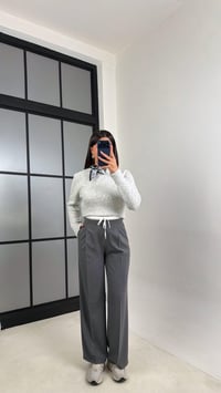 Antrasit Çift Bel Detaylı ZR Model Pantolon GAUS-00832GAUSPANTOLONGAUS-00832