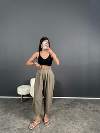 Diore Pinterest Haki Yandan Bağlamalı İkili Takım GausTAKIMGU007968