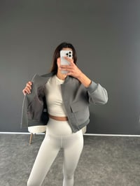 RD Gri Bomber Kaşe CeketGausCEKETGU002628