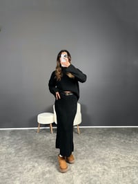 Vood Siyah Triko Etekli TakımGausTAKIMGU004076