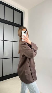 Kahve Keten Blazer Premium Ceket GAUS-01115GAUS السترات  GAUS-01115
