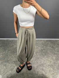 Mey Soft Haki Modal Kumaş Pantolon GausPANTOLONGU008523