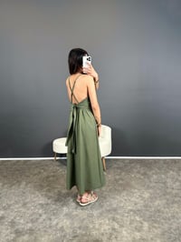 Bong Haki Sırt Bağlamalı ElbiseGausELBİSEGU004672