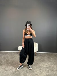 Leny Antrasit Modal Şalvar Pantolon GausPANTOLONGU004370