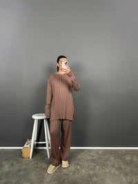 MD Sütlü Kahve Muadil Triko İkili TakımGausTAKIMGU008924