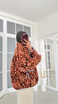 Bambi Desenli Fermuarlı Polar Sweatshirt GAUS-01916 GAUS-02316GAUSSWEATSHIRTGAUS-02316