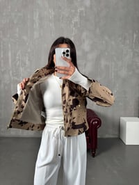Lote Kahve Dama Desenli Astarlı Ceket GausCEKETGU00903823