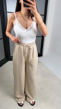 Taş Beli Lastikli Tencel Denim Pantolon GAUS-01474GAUSDENİM PANTOLONGAUS-01474