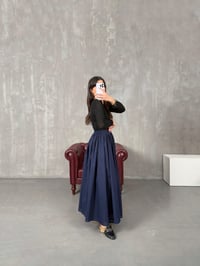 Jolena Lacivert Astarlı Vual Kumaş EtekGausETEKGU100355