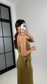 Gold Simli Askılı Triko Atlet Gaus00565Gausالبلوزات GU1002320