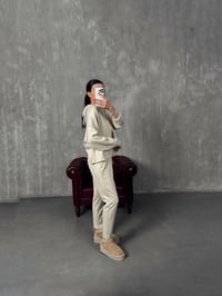 Luisa Taş Kapüşonlu Modal Kumaş TakımGausTAKIMGU00904305