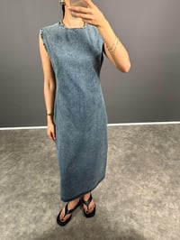 Lady Yırtmaçlı Uzun Kot Elbise GausELBİSEGU008522