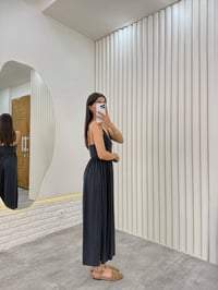 Antrasit Askısı Ayarlanabilir Modal Kumaş Tulum Gaus00331GausTULUMGU1001769