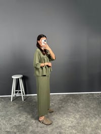Jil Haki Pinterest Keten İkili TakımGausTAKIMGU008134