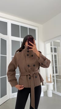 Kahve Dik Yaka MD Muadil Astarlı Kaban GAUS-02366GAUSKABANGAUS-02366