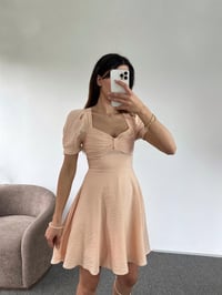 Cacia Pudra Astarlı Karpuz Kol Elbise GausELBİSEGU00885